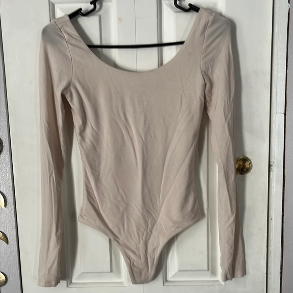 Wilfred Soft Cream Long Sleeve Bodysuit